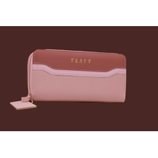 Blush Wave Zip Wallet