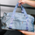 SkyBlue Shine Duffel Bag
